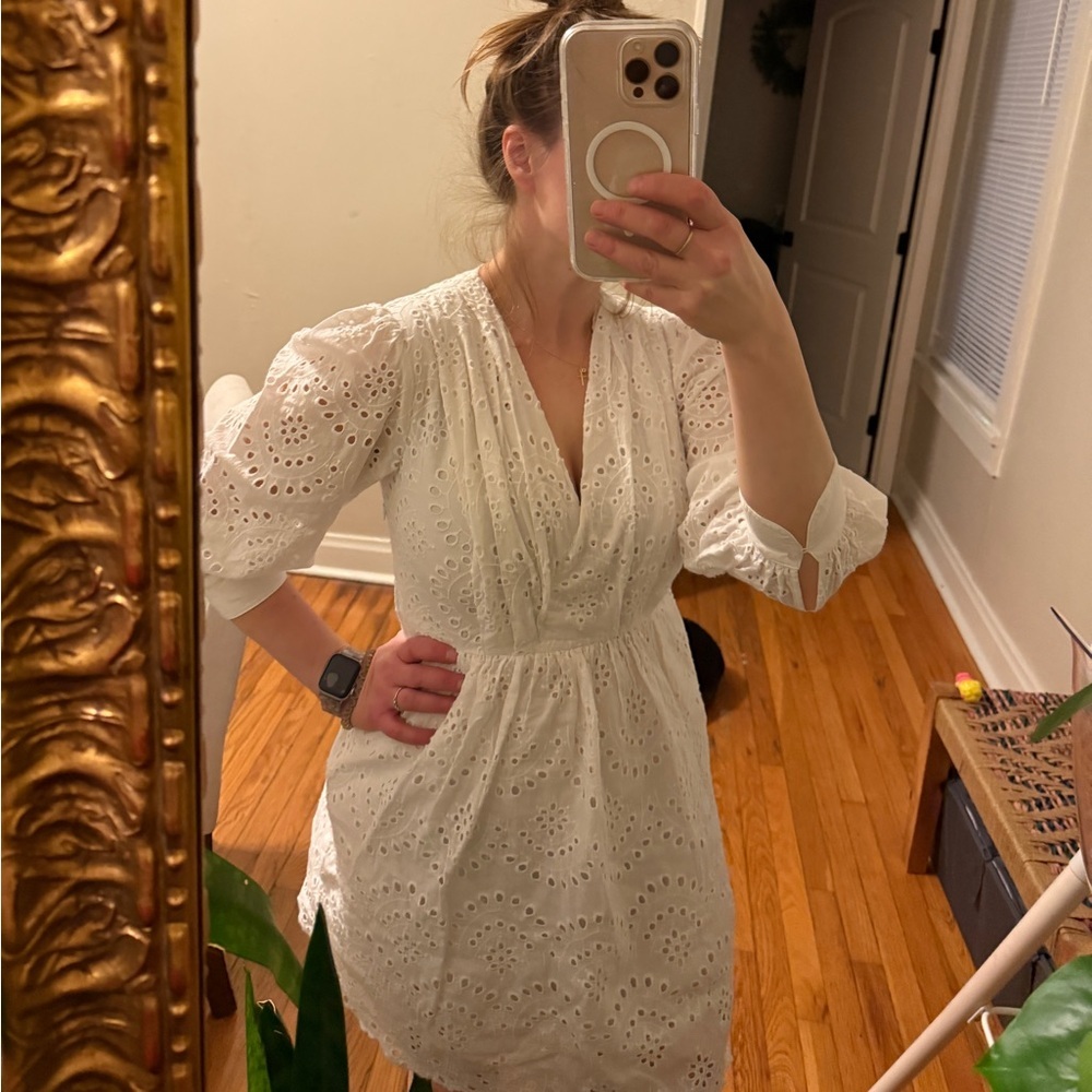 OPT white eyelet minidress small - Picture 8 of 8